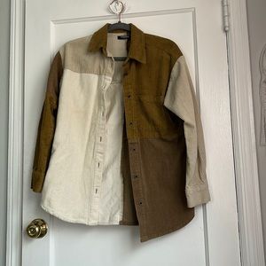 Multicolored shacket